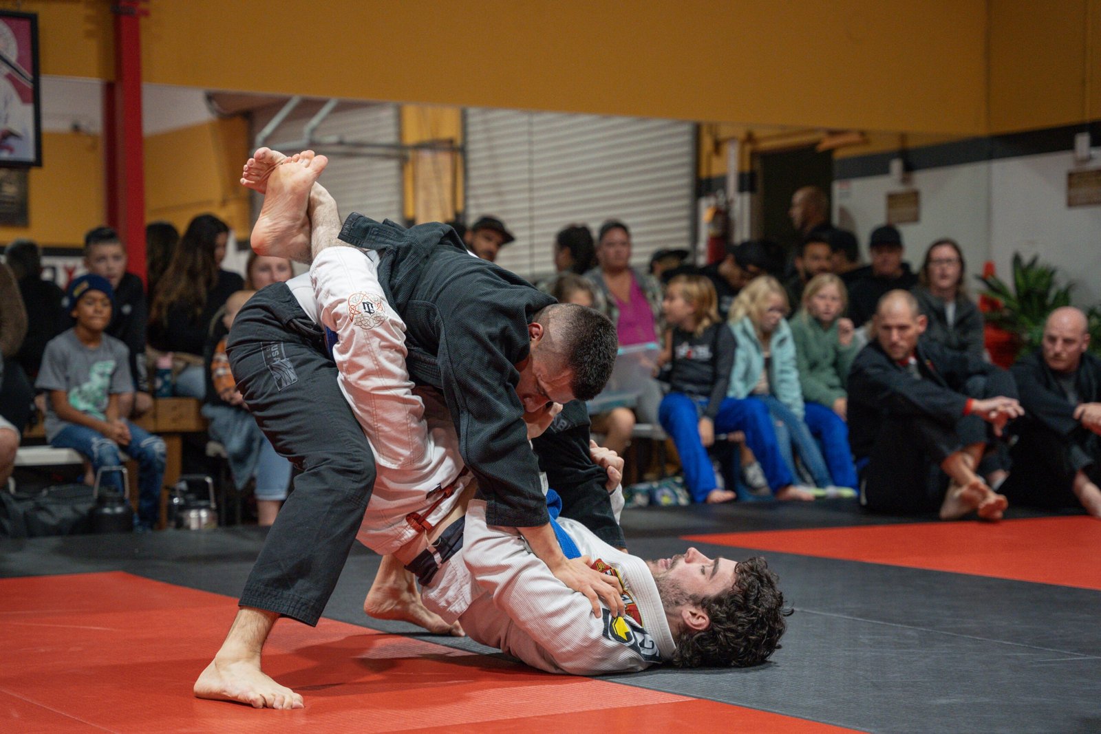 Students training in both Gi and No-Gi Brazilian Jiu Jitsu at Excel Jiu Jitsu MMA & Fitness.