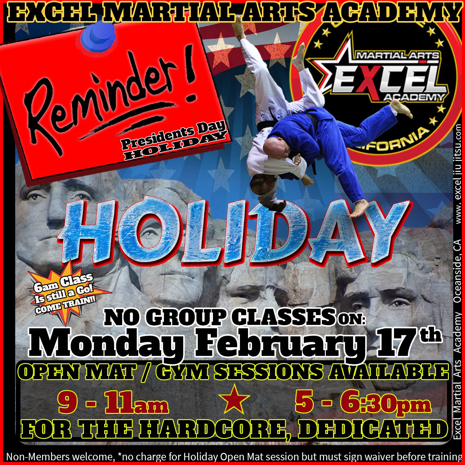 Banner for Kids Summer Camp at Excel Jiu Jitsu.